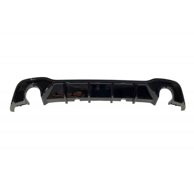 Difusor Trasero Volkswagen Golf 8 GTI Negro brillante Plástico ABS