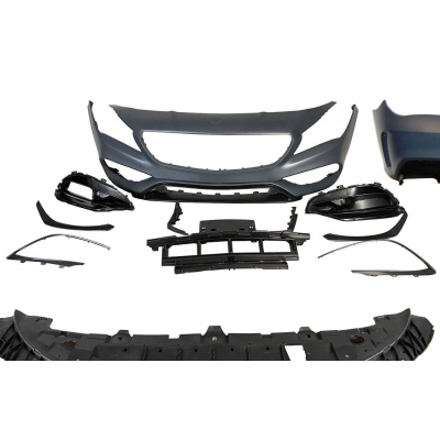 Kit Carrocería Mercedes W117 13-16 4P / SW LCI Look AMG A45 Parrilla Plástico ABS