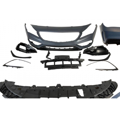 Kit Carrocería Mercedes W117 2016-2018  LCI 4P / SW Look AMG A45 II Plástico ABS