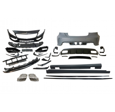Kit Carrocería Mercedes W176 A45 2016-2018 Look AMG Plástico ABS