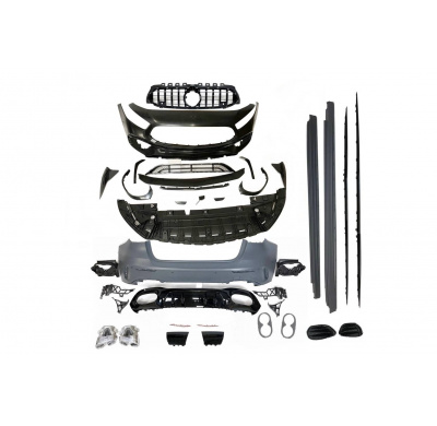 Kit Carrocería Mercedes W177 look A45 S Grill GT Black Plástico ABS