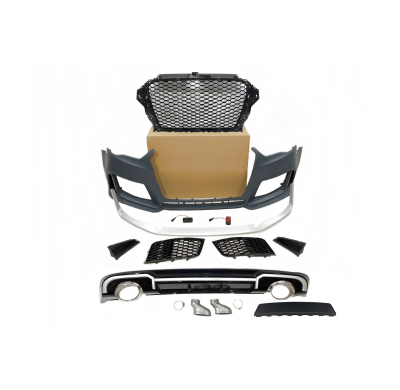 Kit De Carrocería Audi A3 V8 13-15 Sportback Look RS3 Plástico ABS
