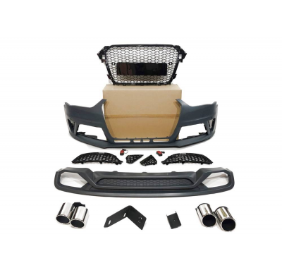 Kit De Carrocería Audi A4 B8.5 13-15 Look RS4 ABS Plástico ABS