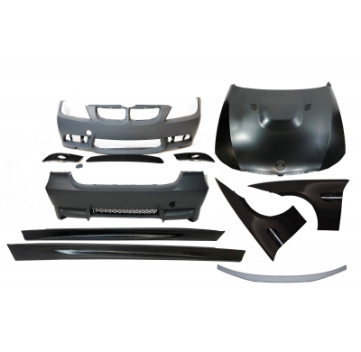 Kit De Carrocería BMW E90 05-08 Look M3 Con Aletas Plástico ABS