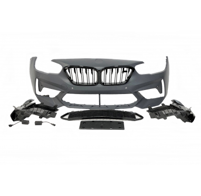 Kit De Carrocería BMW F20 LCI Look M2C 2 Salidas doble Brillante Negro Plástico ABS