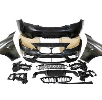 Kit De Carrocería BMW F22 / F23 2013-2019 Ensanchado Look M2 Competition Plástico ABS