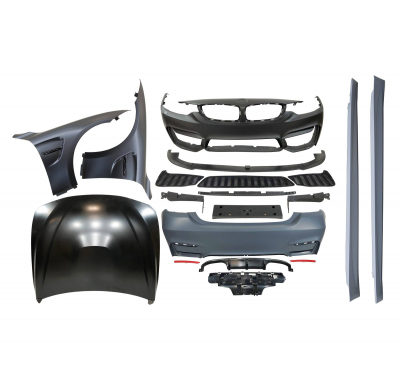 Kit De Carrocería BMW F36 Look M4 Aletas Plástico ABS
