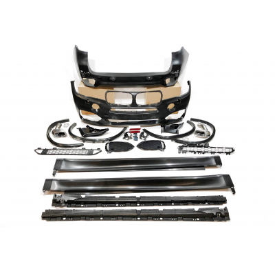 Kit De Carrocería BMW X5 F15 Look M Performance Brillante Negro Plástico ABS