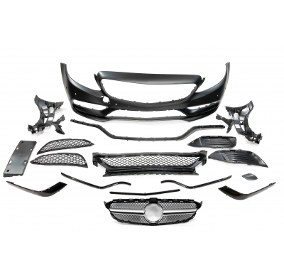 Kit De Carrocería Mercedes W205 2014-2018 2P/4P/SW Look AMG C63 Plástico ABS
