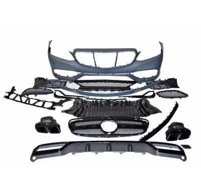 Kit De Carrocería Mercedes W212 2014-2015 SW / 4P Black series ABS Sensor Plástico ABS