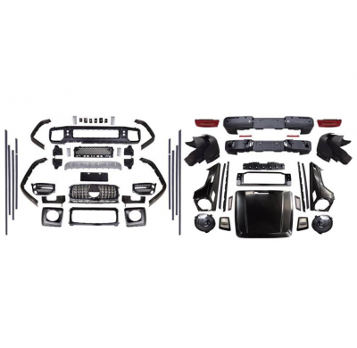 Kit De Carrocería Mercedes W463 1989-2017 Look G63 2020 Plástico ABS
