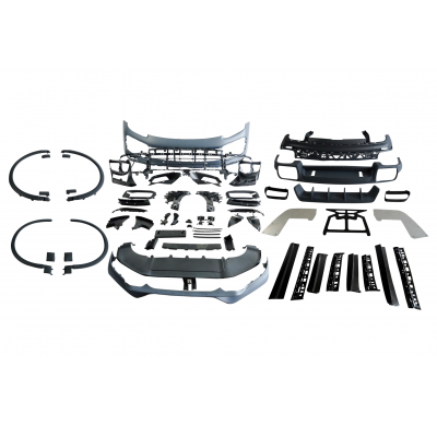 Kit De Carrocería Porsche Cayenne 9Y0.1 2018-2023 Look Turbo Plástico ABS