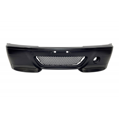 Paragolpes Delantero BMW E46 98-05 2/4P Tipo CSL Punteras Carbono Plástico ABS