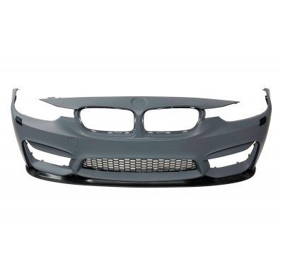 Paragolpes Delantero BMW F30-F31 Look M4 Spoiler Plástico ABS