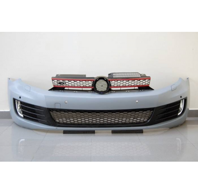 Paragolpes Delantero Volkswagen Golf 6 Look GTI Plástico ABS