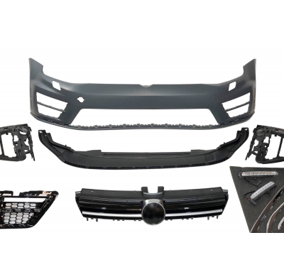 Paragolpes Delantero Volkswagen Golf 7 3/5P Look R20 Plástico ABS