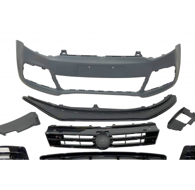 Paragolpes Delantero Volkswagen Polo 2009-2017 Look R Plástico ABS
