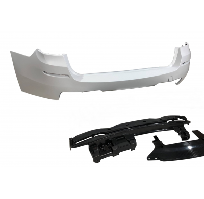 Paragolpes Trasero BMW F11 10-16 Look M Performance Doble Salida ABS Plástico ABS