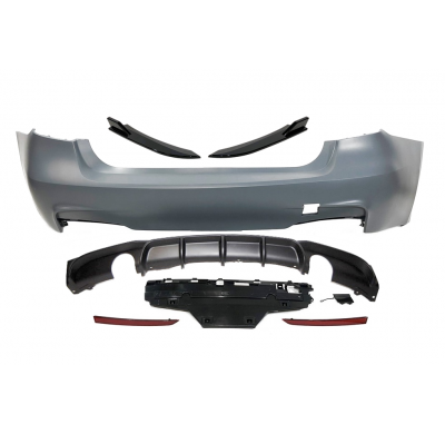 Paragolpes Trasero BMW F30 Look M Performance 2 Salidas doble  Punteras Plástico ABS