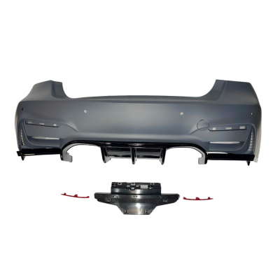 Paragolpes Trasero BMW F30 Look M-Performance Plástico ABS