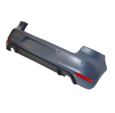 Paragolpes Trasero Volkswagen Golf 6 Look GTI 2 Salidas ABS Plástico ABS