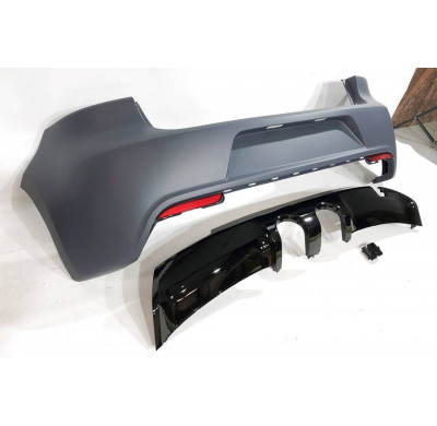 Paragolpes Trasero Volkswagen Golf 6 R20 ABS Plástico ABS