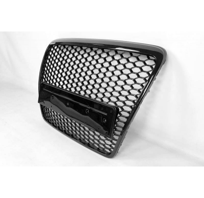 Parrilla Audi  A6 '04-08 C6 Black Plástico ABS