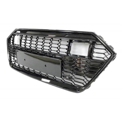 Parrilla Audi A7 2020 Look RS7 ACC Full Black Plástico ABS