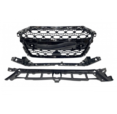 Parrilla Delantera Audi A3 2021+ Look RS3 Black Plástico ABS