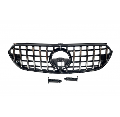 Parrilla Mercedes GLC X254 2023+ Look GT Chromed Cámara Plástico ABS