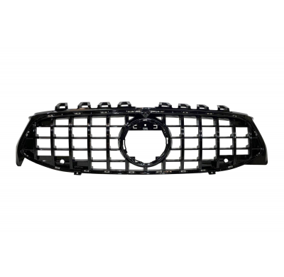 Parrilla Mercedes W118 / C118 CLA Look GT Full Black Cámara Plástico ABS