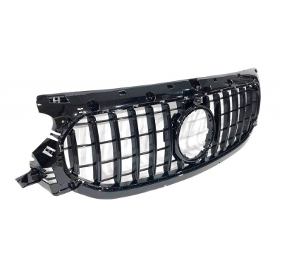 Parrilla Mercedes H247 GLA 2021+ Look GT Full Black Plástico ABS