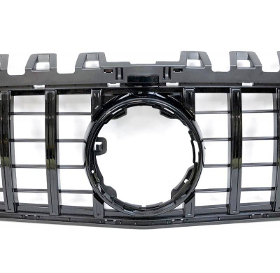 Parrilla Mercedes W177 / V177 GTR Cámara 360 Negro Brillante Plástico ABS