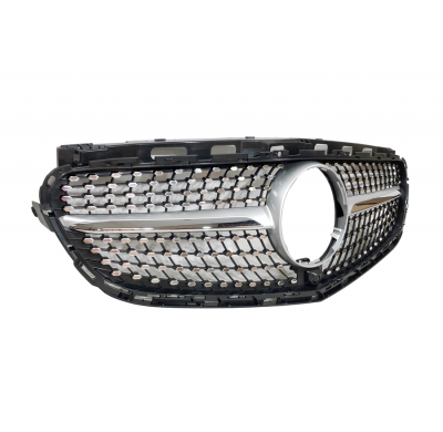Parrilla Mercedes W212 2014 Look Diamond Cámara Plástico ABS