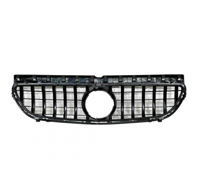 Parrilla Mercedes W246 2015-2018 Look GT Full Black Plástico ABS