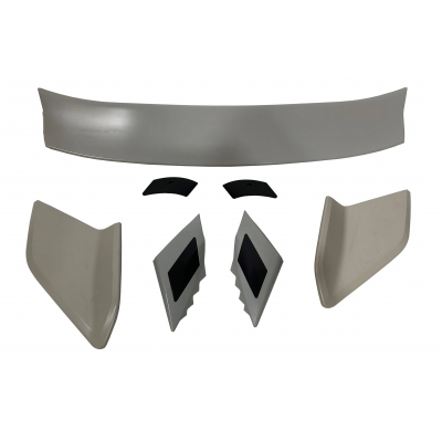 Alerón Honda Civic MK10 Hatchback 2016+ look Type R Mod  2 Plástico ABS