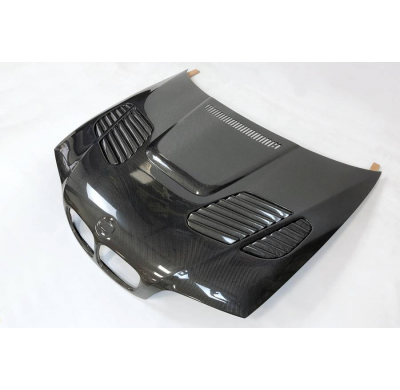 Capó Carbono BMW E46 '98-01 2P Look M3 GTR Fibra de Carbono