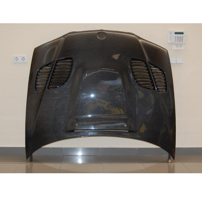 Capó Carbono BMW E46 '98-01 4P Look M3 GTR Fibra de Carbono