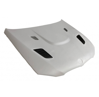Capó De Fibra BMW E92 / E93 2006-2009 Look M3 Toma GTR Black Fibra de vidrio