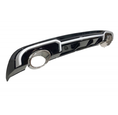 Difusor Trasero Audi A3 2016-2019 4 Puertas Look RS3 Plástico ABS