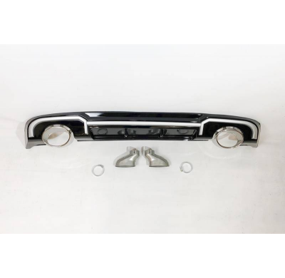 Difusor Trasero Audi A3 2016-2019 Sportback Look RS3 Plástico ABS