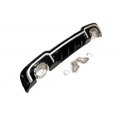 Difusor Trasero Audi A3 Sportback 2016-2019 Look RS3 ESCAPE Plástico ABS