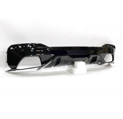 Difusor Trasero BMW G30 / G31 LCI Look M Performance Negro brilo Plástico ABS