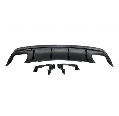 Difusor Trasero Mercedes CLA W117 2013-2018 4P/SW Look A45 ABS Plástico ABS