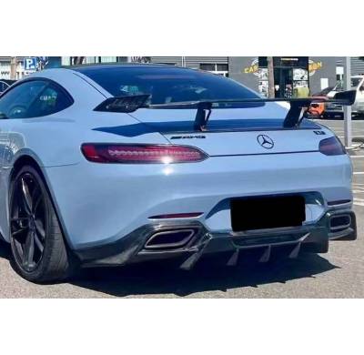 Difusor Trasero Mercedes R190 Coupe Look AMG GT Carbono Fibra de Carbono