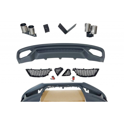 Kit De Carrocería Audi A4 B8.5 13-15 Look RS4 ABS Plástico ABS