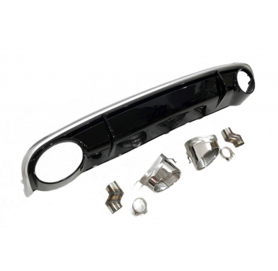 Kit De Carrocería Audi A4 Look RS4 B8 2009-2012 Plástico ABS