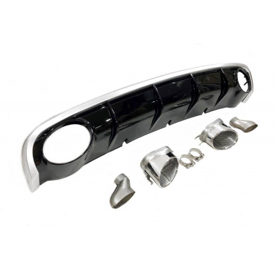 Kit De Carrocería Audi A6 C7 Sedan 2011-2014 Look RS6 Plástico ABS