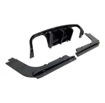 Kit De Carrocería BMW E92 / E93 Look M3 Brillante Negro Plástico ABS