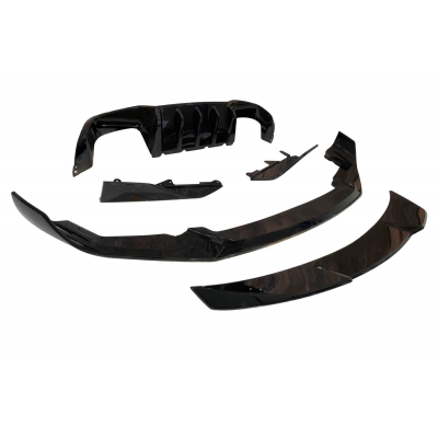 Kit De Carrocería BMW F87 Look M2 CS Performance Brillante Negro Plástico ABS